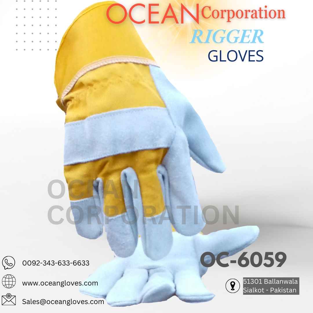 Premium Mens Gloves for Tough Jobs Durable leather Mens Gloves for industrial work, crafted in Sialkot, Pakistan