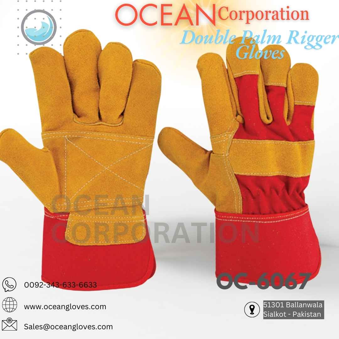 Thermal Gloves for Export EN388 Certified Sialkot Manufacturer ocean-gloves-thermal-reinforced-palm-construction-sialkot-en388