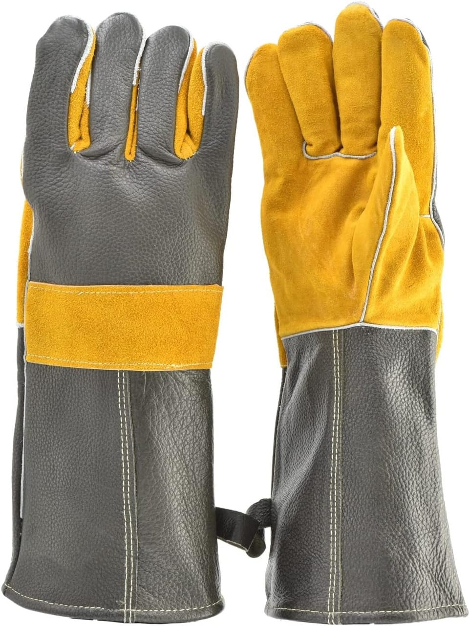 Heavy Duty BBQ Gloves – Leather, Outdoor Grilling, EN388 Tested, Sialkot Exporter ocean-gloves-heavy-duty-bbq-gloves-leather-outdoor-grilling-sialkot-en388-export