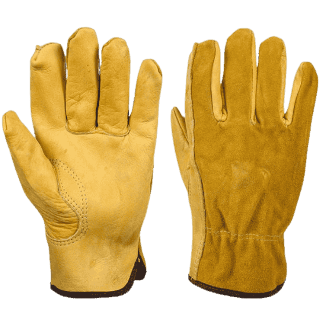 Leather Garden Gloves Heavy Duty Leather Garden Gloves gardening-sialkot-en388-export