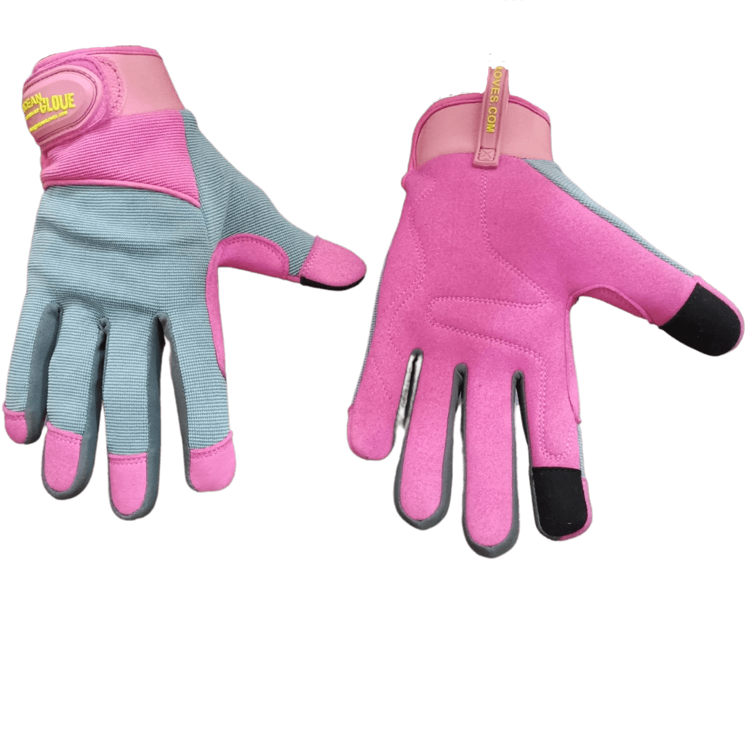 Women's Touchscreen Gardening Gloves for Wholesale & OEM Export ocean-gloves-womens-touchscreen-gardening-glove-pink-synthetic-leather-sialkot-en388-export