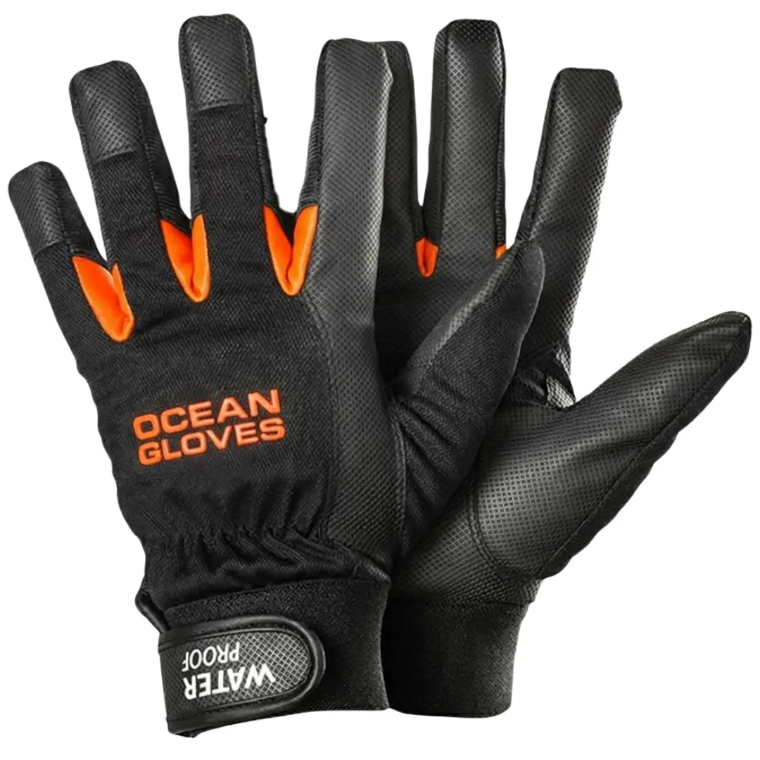 Insulated Precision Assembly Gloves Insulated waterproof precision assembly gloves with synthetic leather palm and micro-fleece lining manufactured by Ocean Gloves.